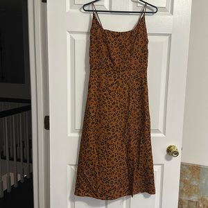Row A Animal Print Dress